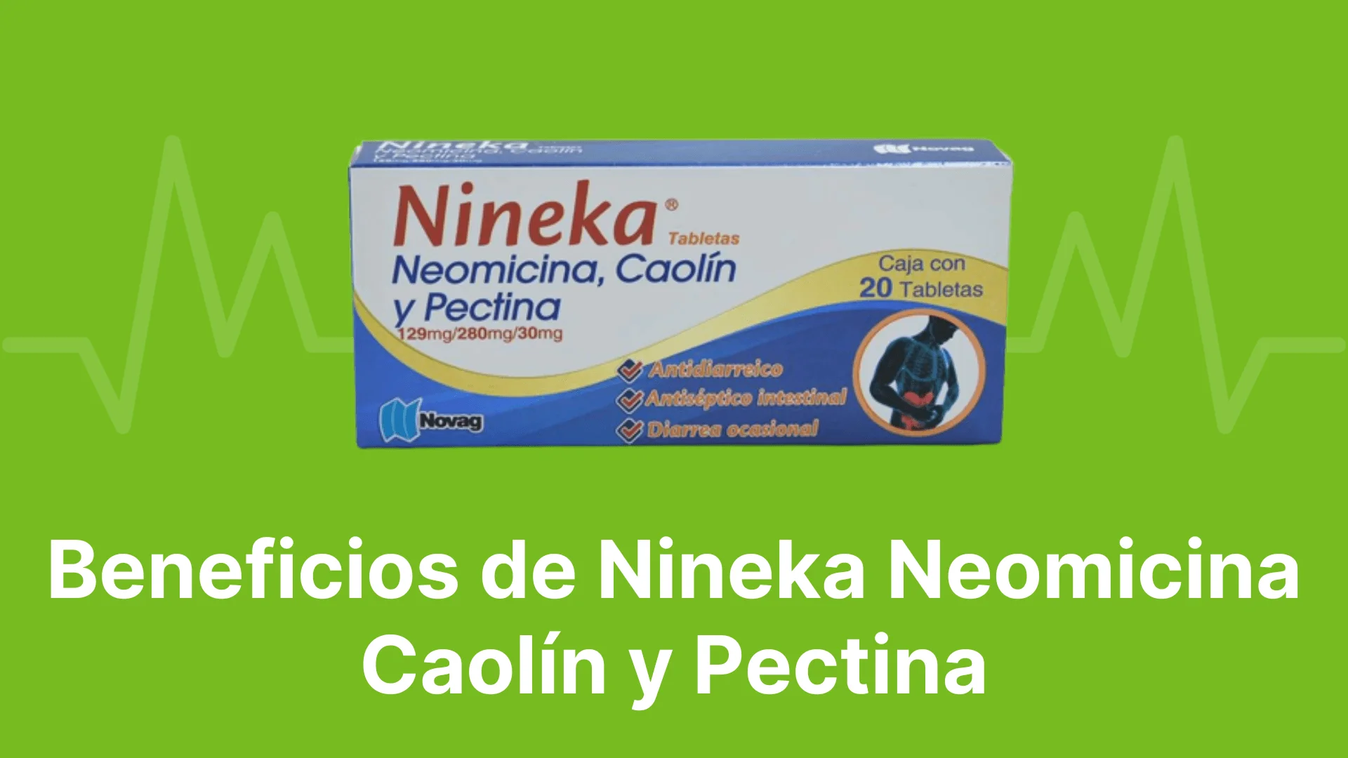 Beneficios de Nineka Neomicina Caolin y Pectina