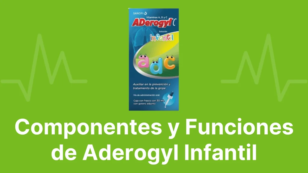 Componentes y Funciones de Aderogyl Infantil