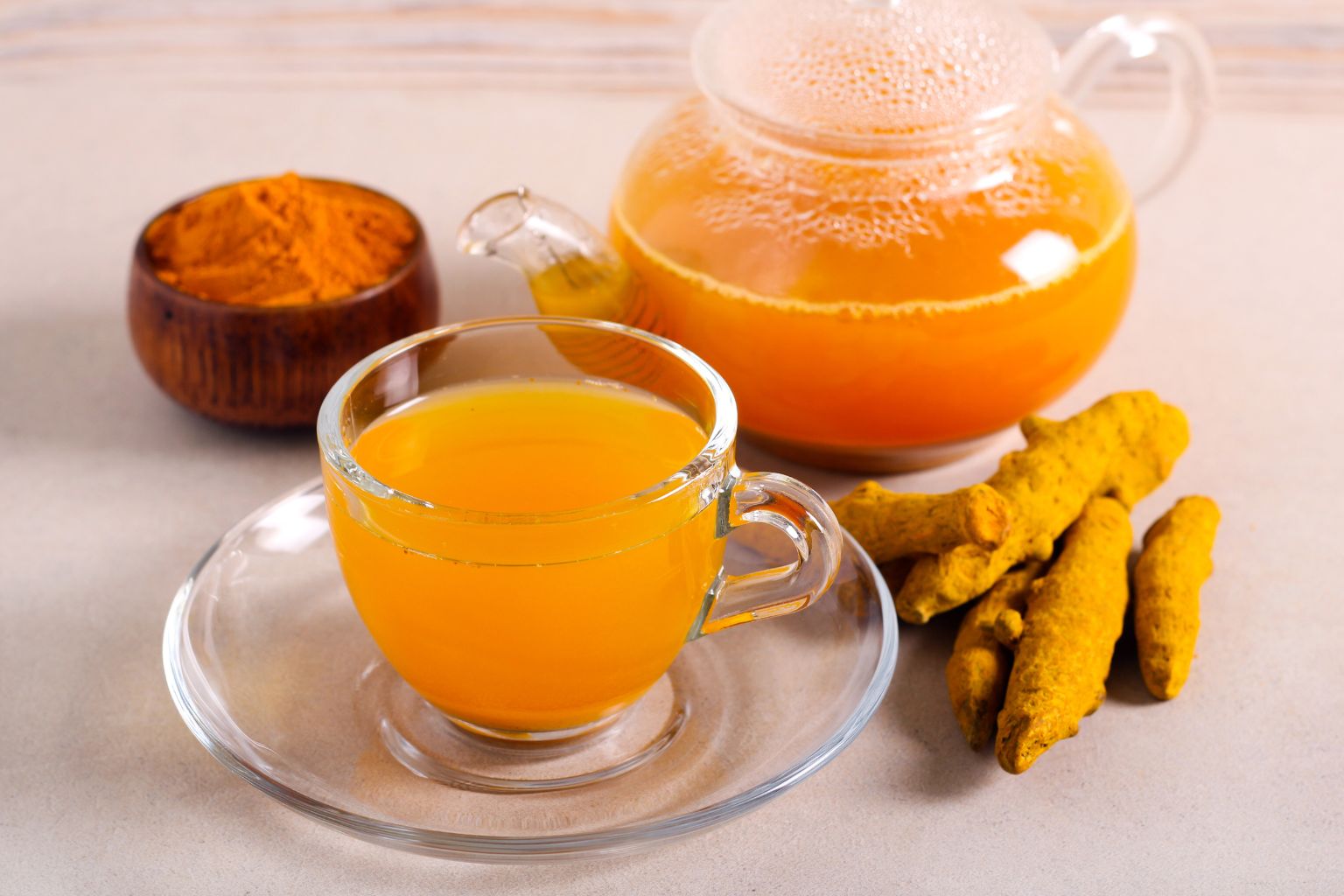 Té cúrcuma bebida tradicional especias